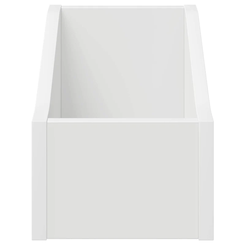 Caixa de Discos LP Branco 18 x 32 x 18 cm Derivados de Madeira