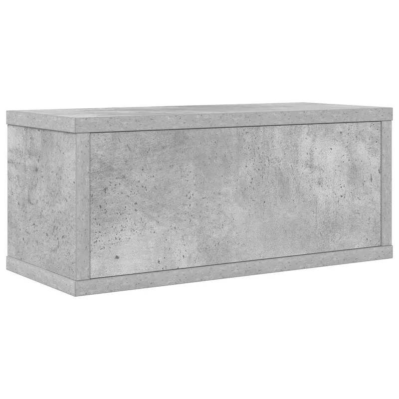 Suporte para CDs Cinzento Cimento 40 x 17 x 17 cm