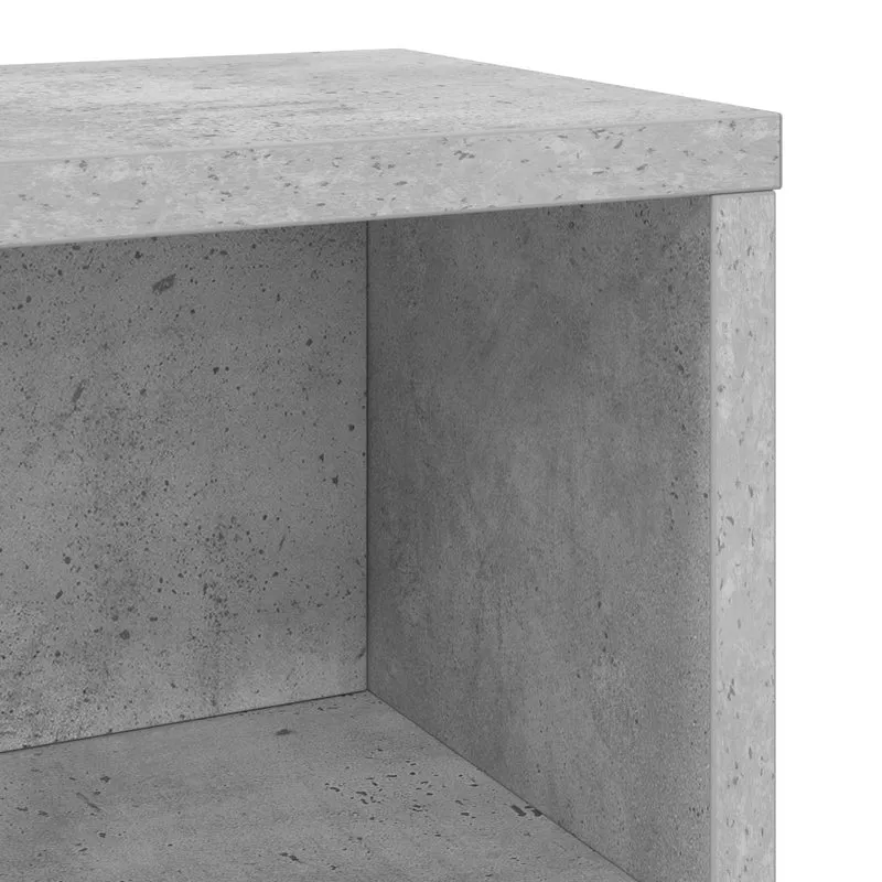 Suporte para CDs Cinzento Cimento 40 x 17 x 17 cm