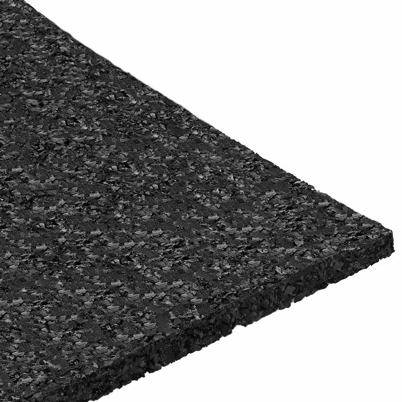 Tapete de Pátio em Granulado de Borracha Preto 9 x 9 x 0,3 cm