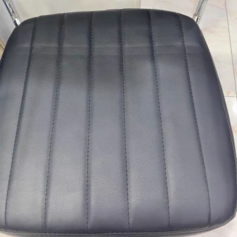Modern Minimalist Square Iron PU Leather Sponge Desk Chair Backrest For Home Office