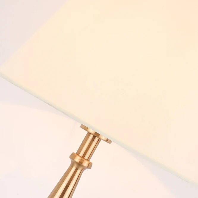 Contemporary Scandinavian Flower Iron Fabric 1-Light Table Lamp For Bedroom