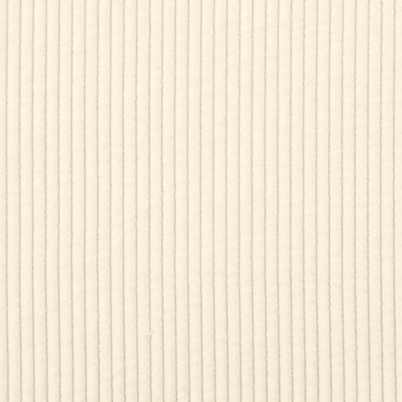 Chaise lounge com almofada tecido corduroy creme
