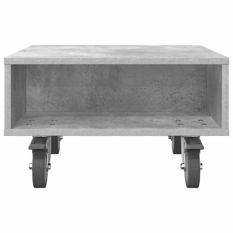 Mesa Lateral com Rodas Cinzento 50,5 x 50 x 30 cm