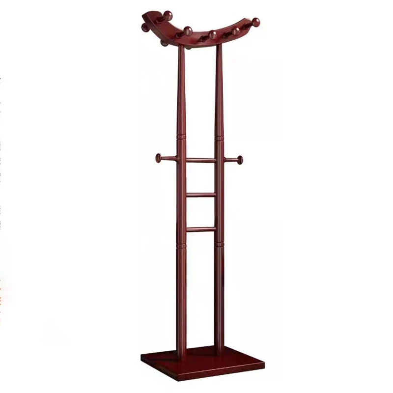 Modern Minimalist Boat-Shaped Hook Rubberwood MDF Display Rack For Living Room