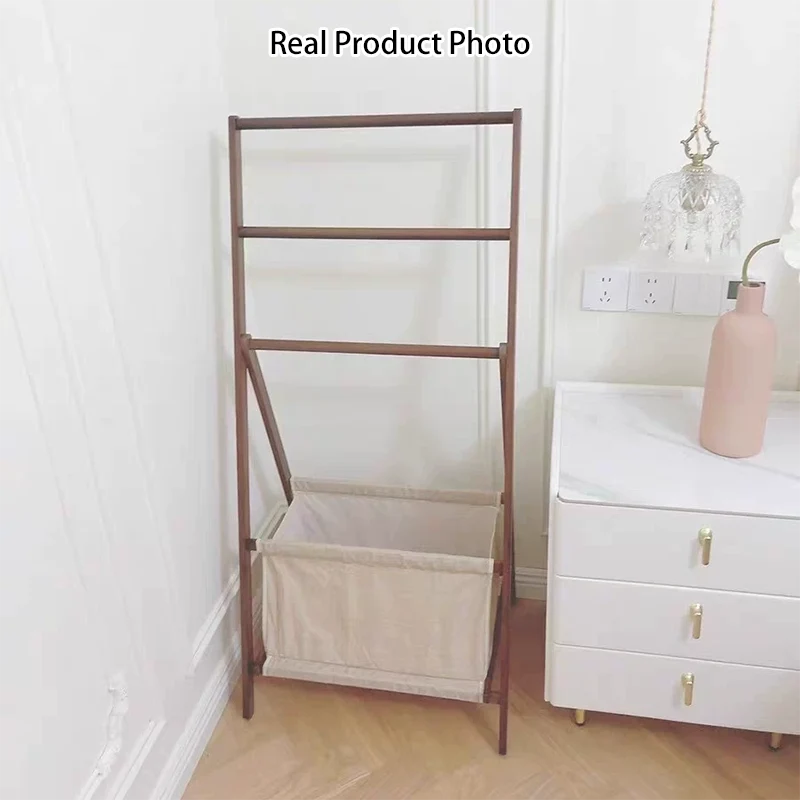 Modern Minimalist Triangular Structure Rounded Edges Bamboo Display Rack For Living Room