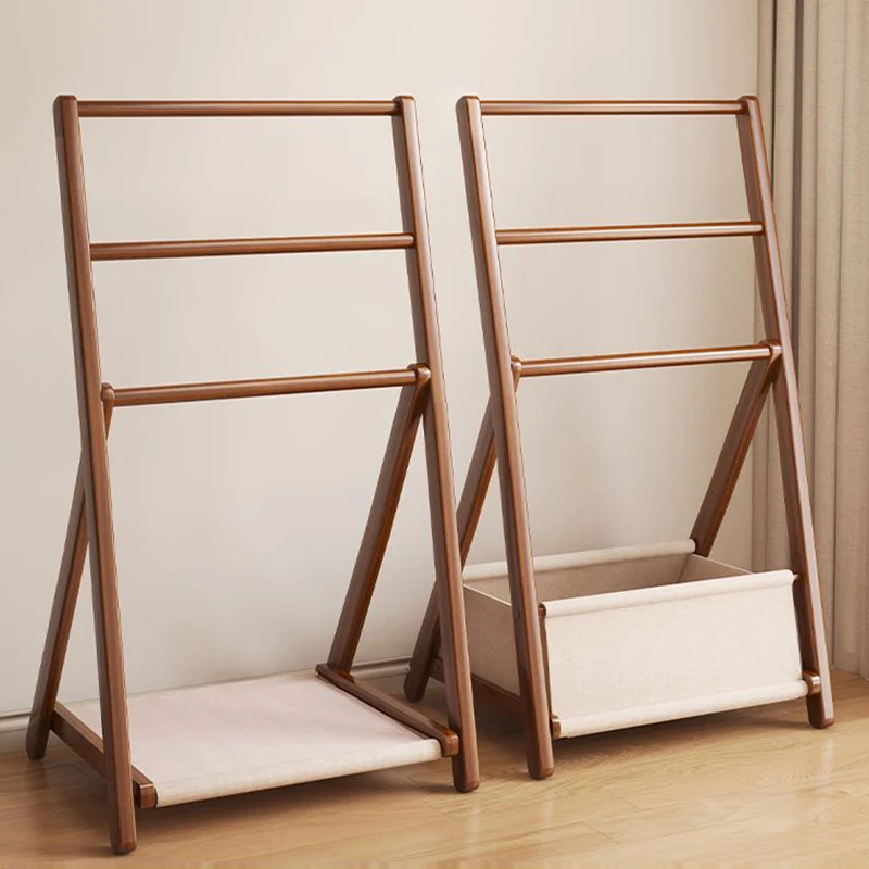 Modern Minimalist Triangular Structure Rounded Edges Bamboo Display Rack For Living Room