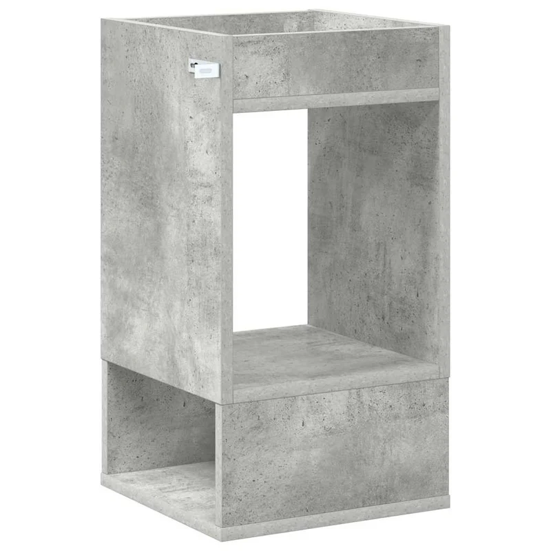 Mesa de apoio Cinzento 30 x 30 x 56 cm Derivados de Madeira