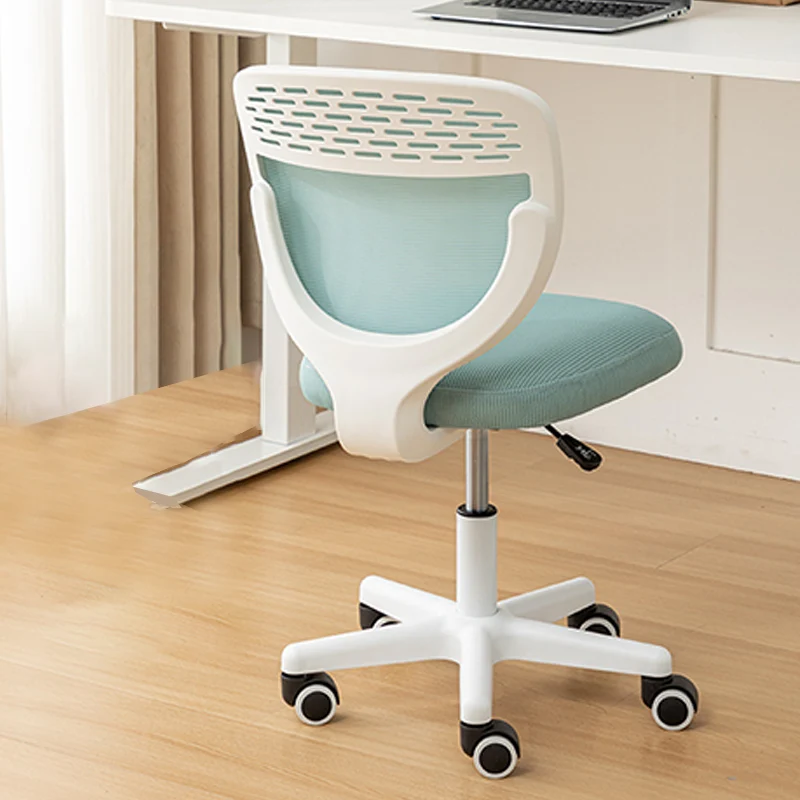 Contemporary Simplicity Round Mesh PP Desk Chair Backrest Armless For Home Office