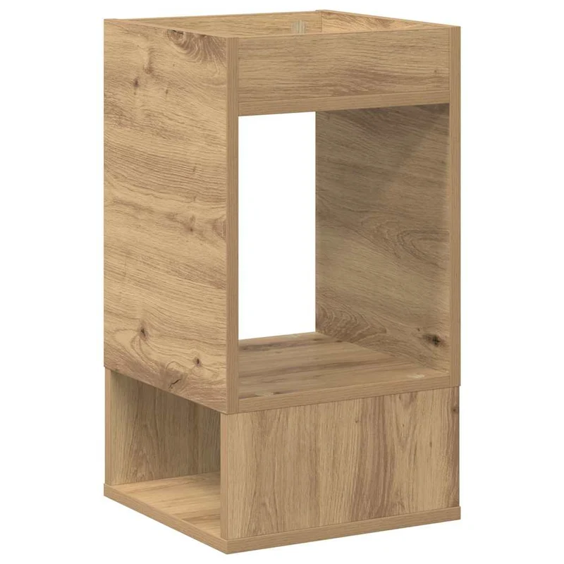 Mesa de apoio Carvalho Artesanal 30 x 30 x 56 cm