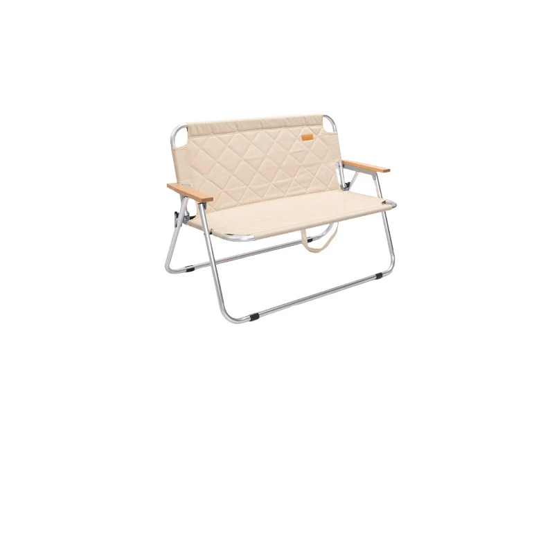 Modern Simplicity Rectangular Prismatic Foldable Oxford Fabric Aluminum Alloy Iron Chair Backrest Armrest For Outdoor