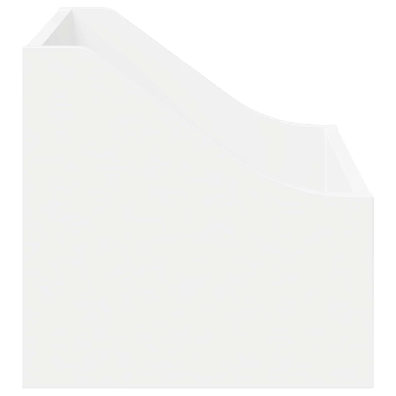 Caixa de Discos LP Branco 37 x 33 x 32 cm Derivados de Madeira