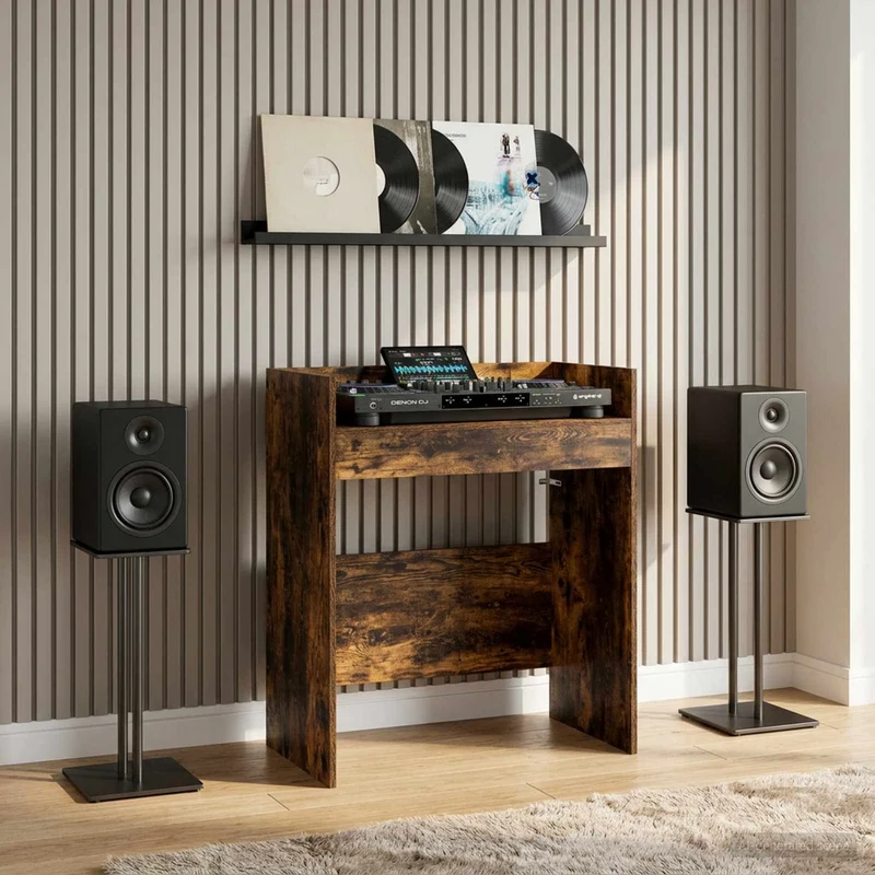 Mesa de DJ Carvalho Fumado 62 x 45 x 102 cm