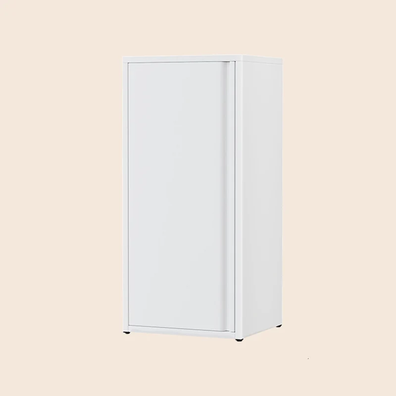 Modern Minimalist Rectangular Cold-Rolled Steel Storage Cabinet 3-Tier For Bedroom