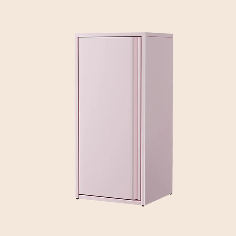 Modern Minimalist Rectangular Cold-Rolled Steel Storage Cabinet 3-Tier For Bedroom