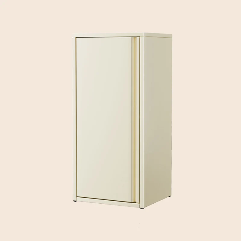 Modern Minimalist Rectangular Cold-Rolled Steel Storage Cabinet 3-Tier For Bedroom