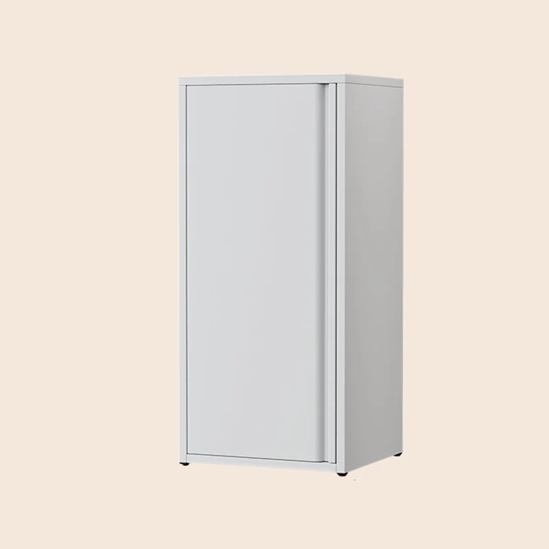 Modern Minimalist Rectangular Cold-Rolled Steel Storage Cabinet 3-Tier For Bedroom