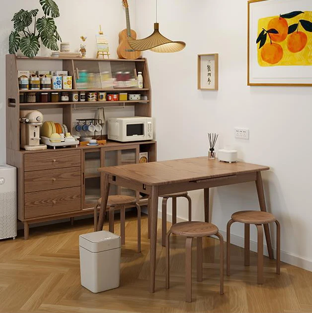 Modern Minimalist Solid Wood Round Chair For Living Room