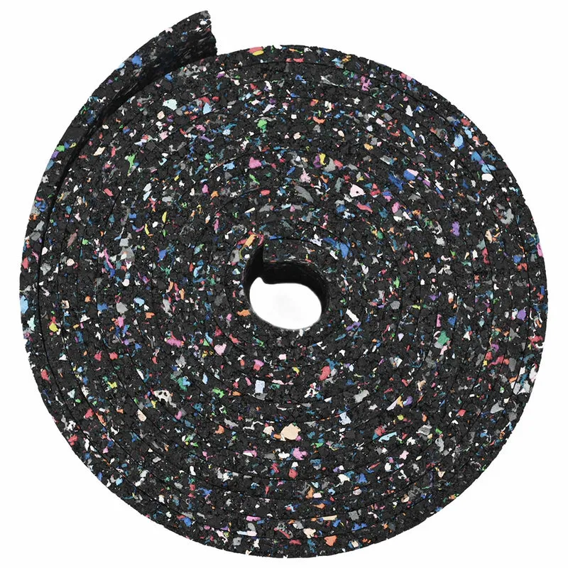 Rolo de Granulado de Borracha Preto 1000 x 10 x 0,3 cm Borracha