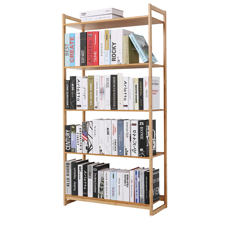 Premium Bamboo 3/4/5-Tier Storage Shelf - Extra Wide & Tall Design For Living Room&Kitchen