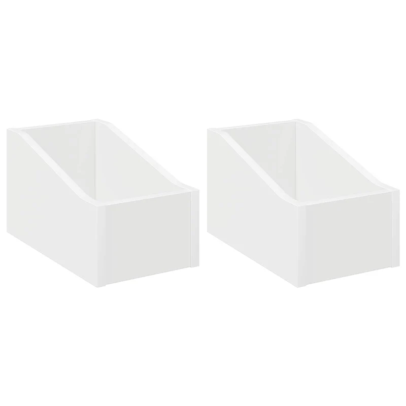 Caixa de Discos LP 2 unid. Branco 18 x 32 x 18 cm