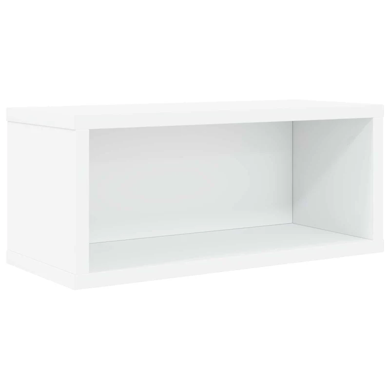 Suporte para CDs Branco 40 x 17 x 17 cm Derivados de Madeira