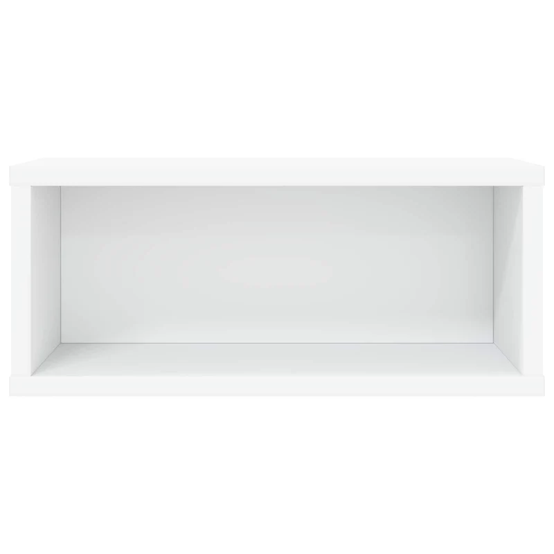 Suporte para CDs Branco 40 x 17 x 17 cm Derivados de Madeira