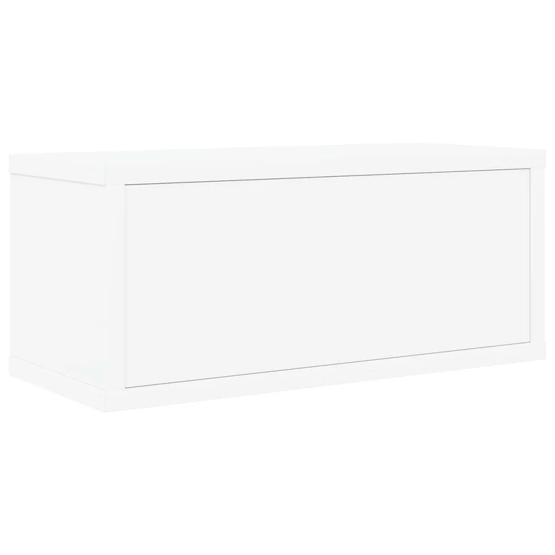 Suporte para CDs Branco 40 x 17 x 17 cm Derivados de Madeira