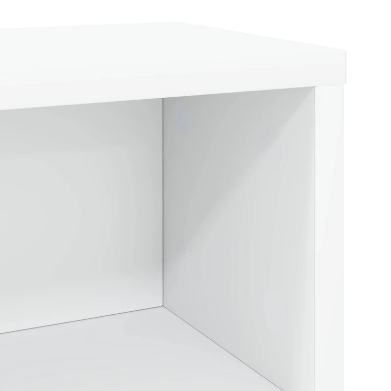 Suporte para CDs Branco 40 x 17 x 17 cm Derivados de Madeira