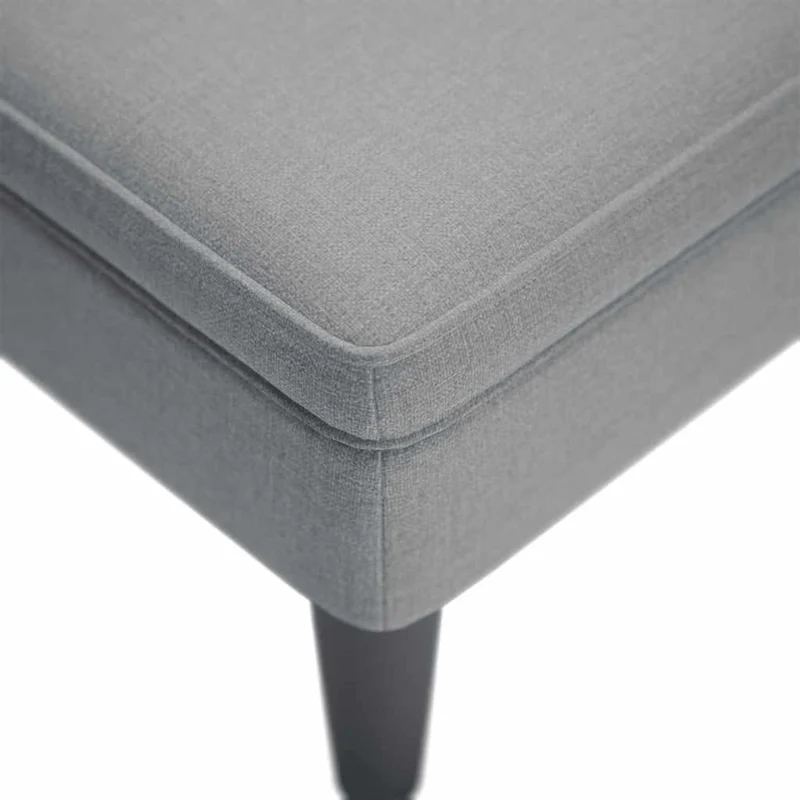 Chaise lounge c/ almofada/apoio de braços direito tecido