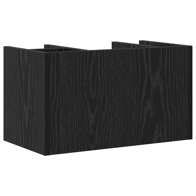 Organizador de Mesa Carvalho Preto 44,5 x 24 x 25 cm