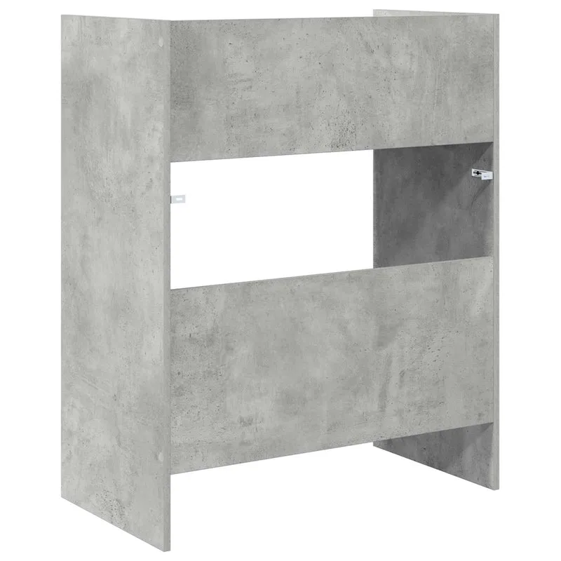 Mesa de DJ Cinzento Cimento 62 x 45 x 102 cm
