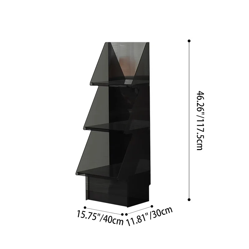 Contemporary Creative Christmas Tree Acrylic Storage Cabinet 3/4-Tier For Living Room