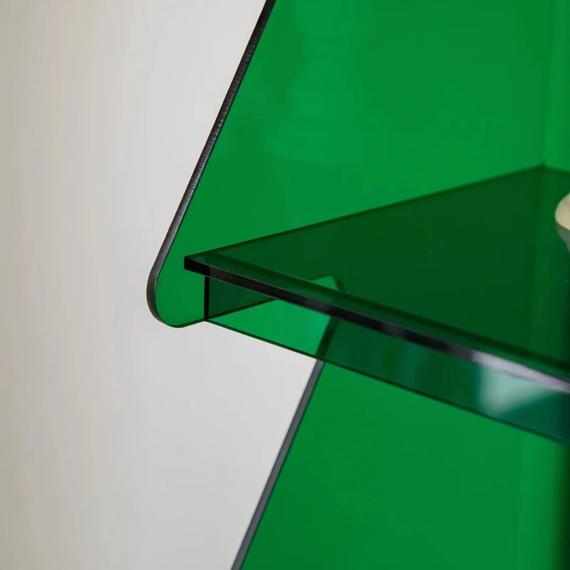 Contemporary Creative Christmas Tree Acrylic Storage Cabinet 3/4-Tier For Living Room