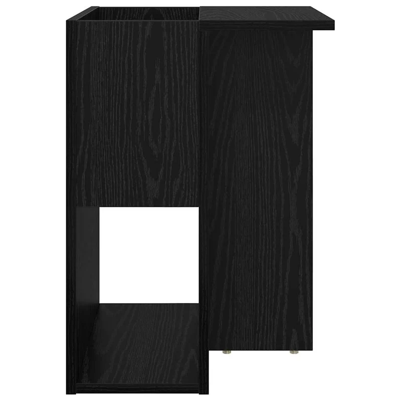 Mesa de apoio Carvalho Preto 35 x 40 x 55 cm