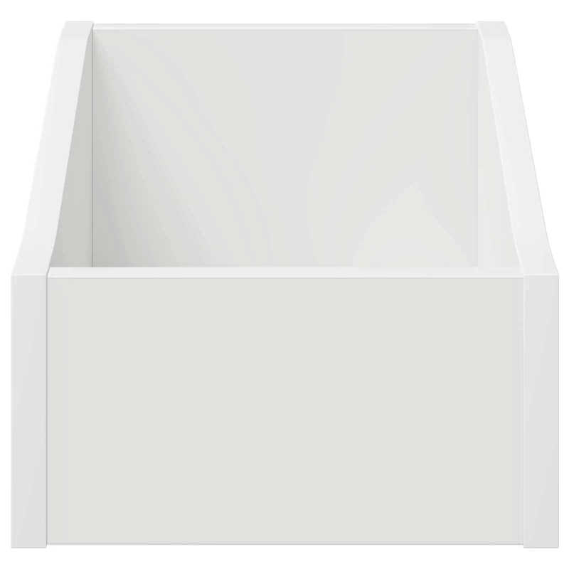 Caixa de Discos LP Branco 23 x 33 x 16 cm Derivados de Madeira