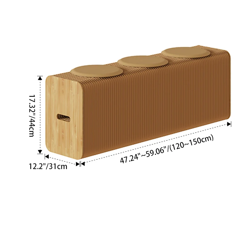 Contemporary Nordic Magnetic Organza Paper Expansion Foldable Chair For Living Room