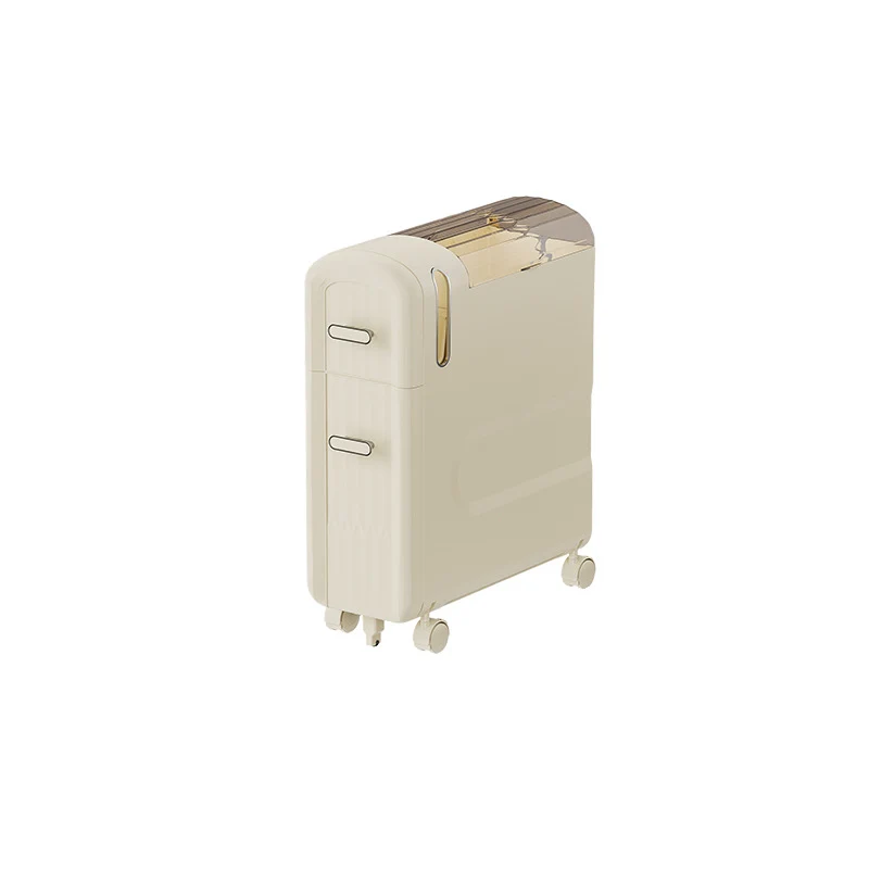 Modern Minimalist Rectangular PP Storage Cabinet 2/3/4-Drawer For Kitchen