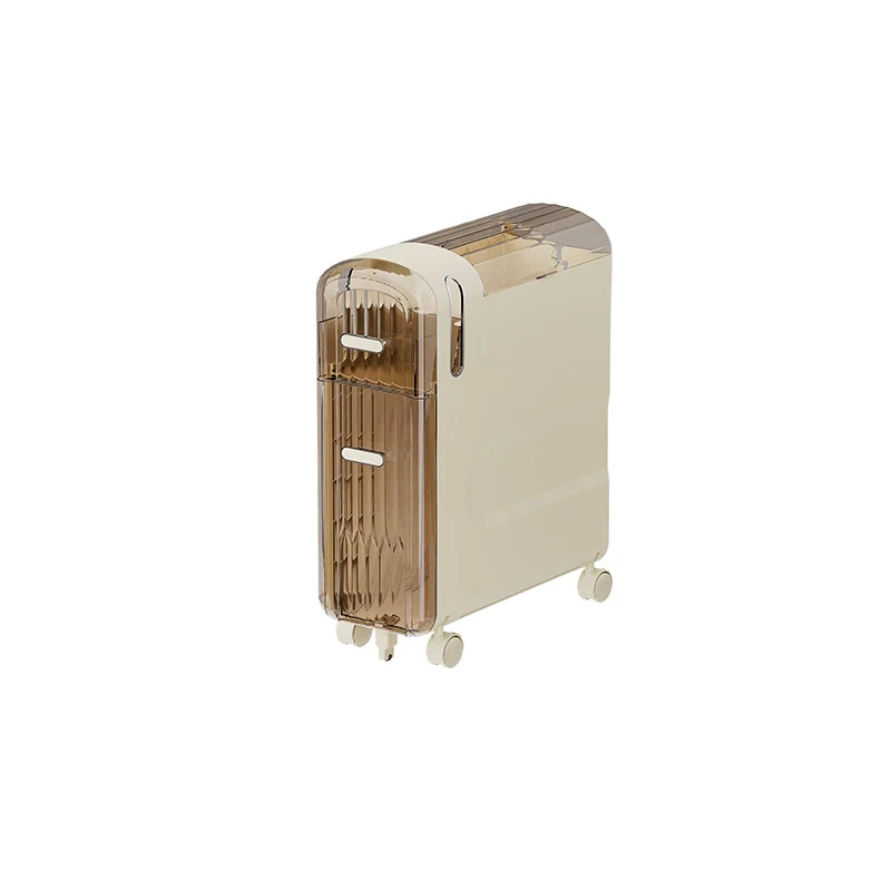 Modern Minimalist Rectangular PP Storage Cabinet 2/3/4-Drawer For Kitchen