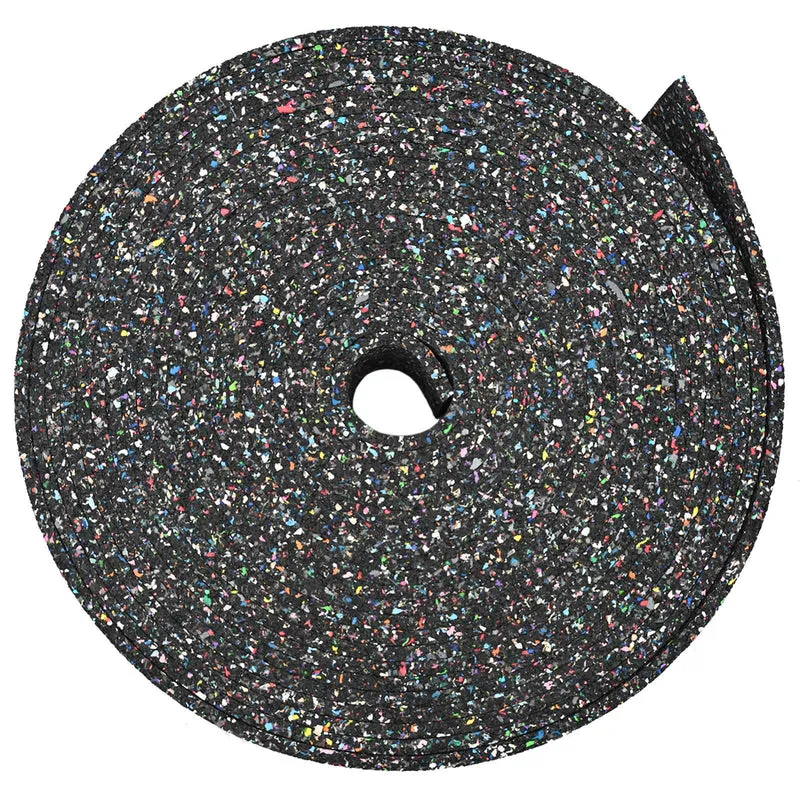 Rolo de Granulado de Borracha Preto 2000 x 8 x 0,6 cm Borracha