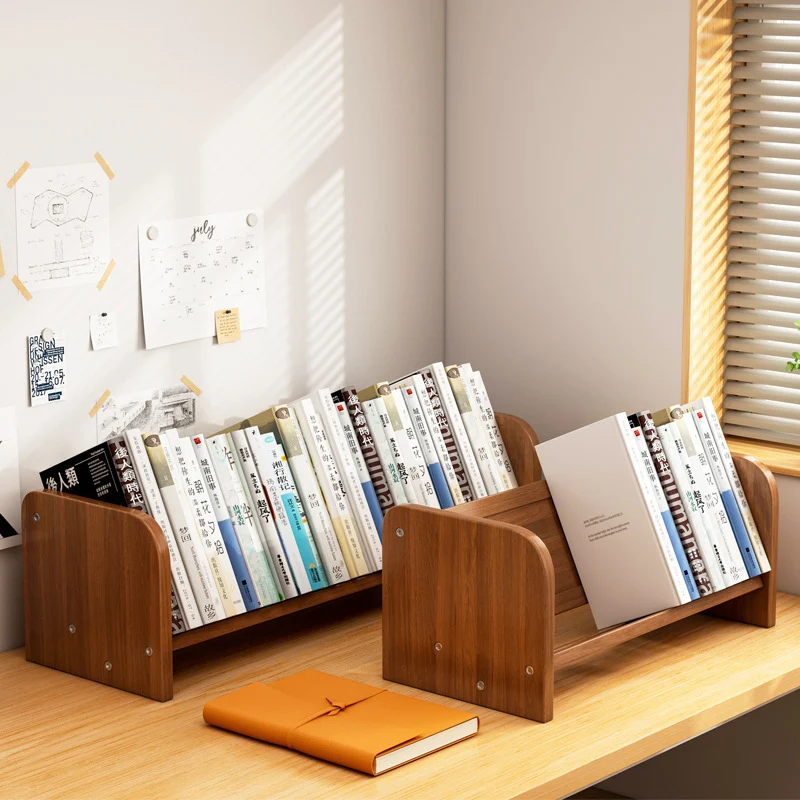 Contemporary Simplicity Rectangle Bamboo Medium Density Fiberboard Bookshelf 1 - Tier For Study
