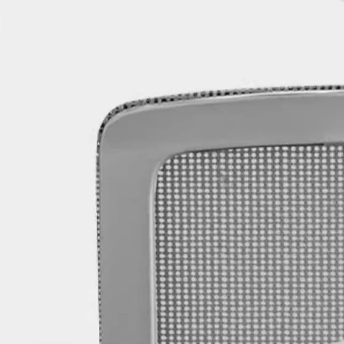Contemporary Simplicity Square Mesh Fabric PP Steel Desk Chair Backrest Armrest For Study