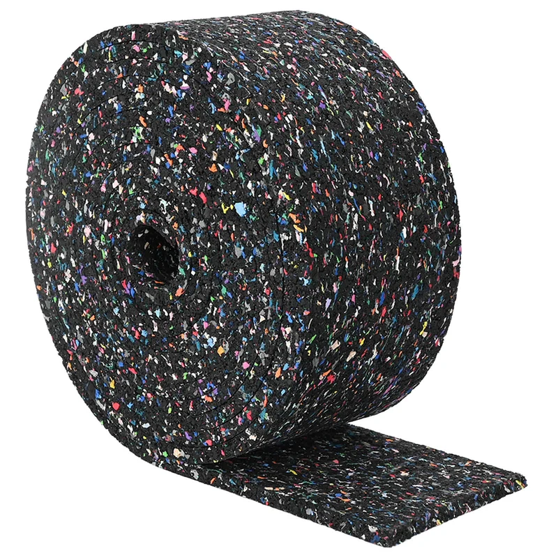 Rolo de Granulado de Borracha Preto 1000 x 12 x 0,3 cm Borracha