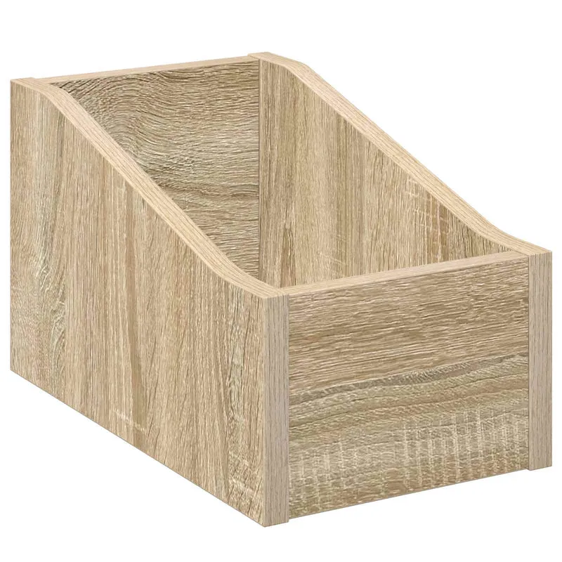 Caixa de Discos LP Carvalho Sonoma 18 x 32 x 18 cm