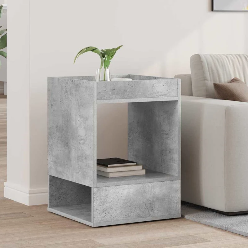 Mesa de apoio Cinzento 40 x 40 x 56 cm Derivados de Madeira