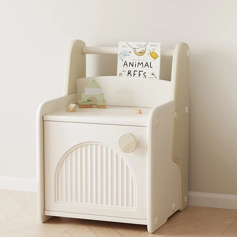 Modern Art Deco Eco-Friendly HDPE Square Kids Storage Cabinet 1-Cabinet For Living Room & Bedroom