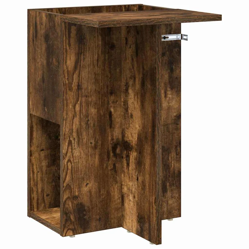 Mesa de apoio Carvalho Defumado 35 x 40 x 55 cm