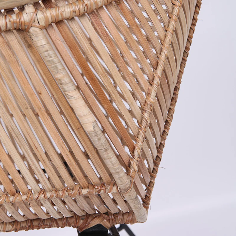 Durable Rattan & Iron Frame Armchair - Lightweight Versatile Chair For Garden