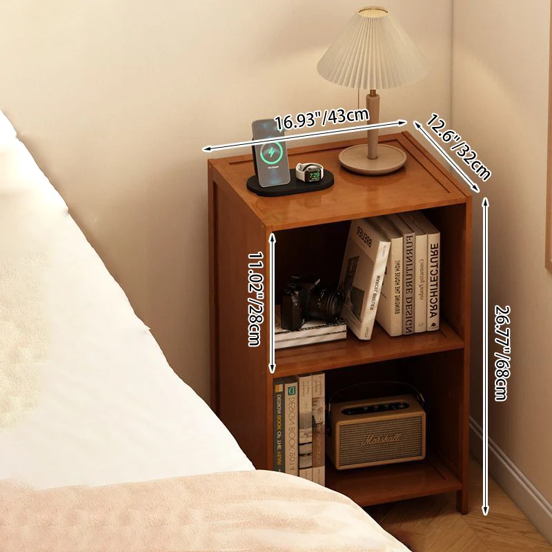 Modern Minimalist Bamboo MDF Acrylic Faux Rattan Rectangular Storage Cabinet 1/2/3-Cabinets For Bedroom