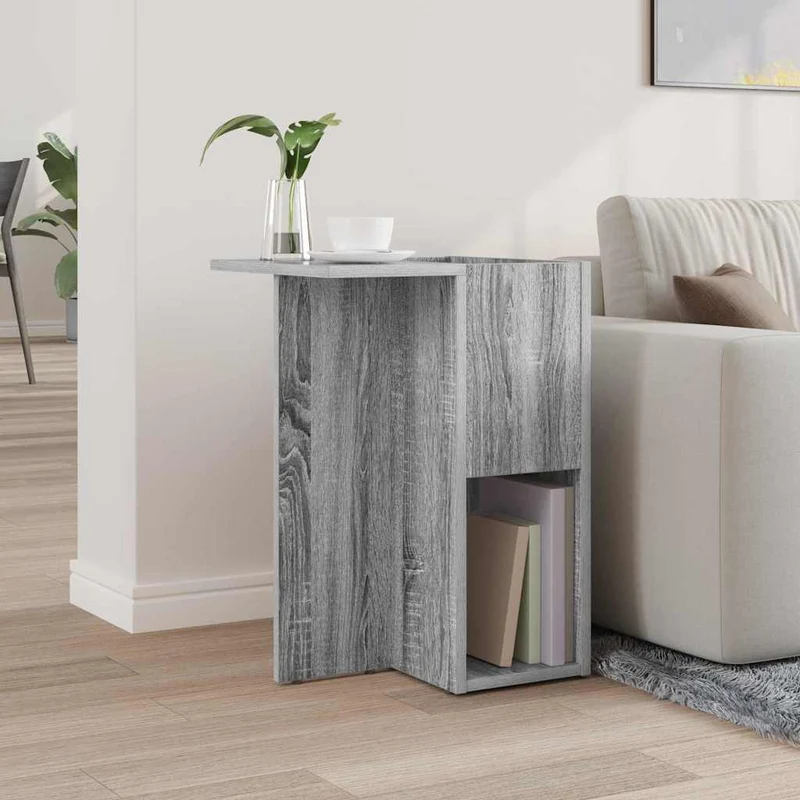 Mesa de apoio Cinzento Sonoma 35 x 40 x 55 cm Derivados de Madeira